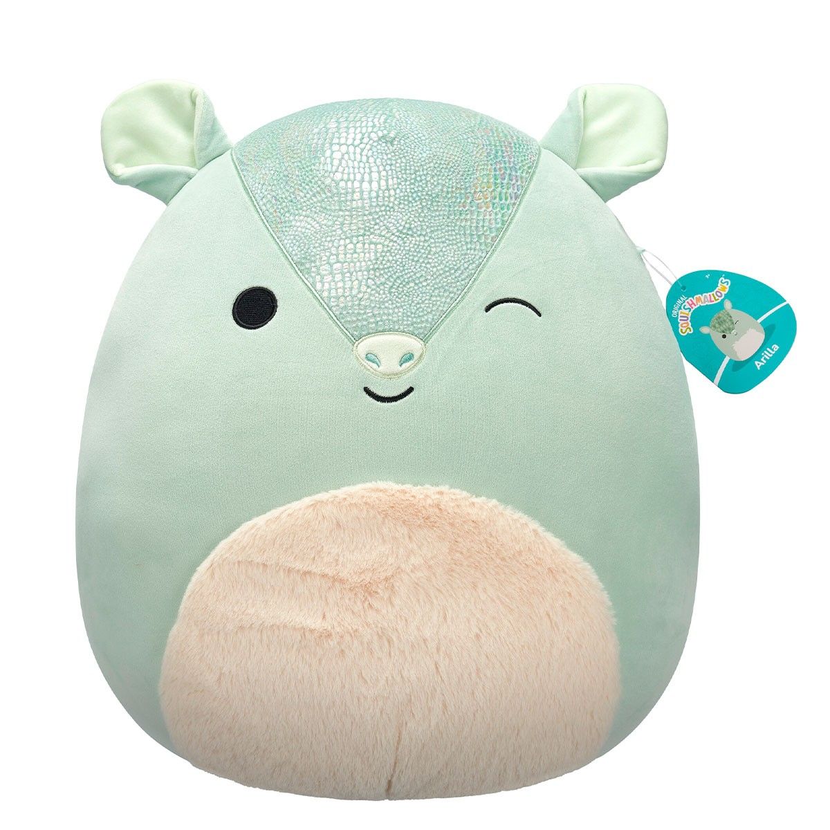 М'яка іграшка SQUISHMALLOWS – БРОНЕНОСЕЦЬ АРІЛЛА (40 cm)