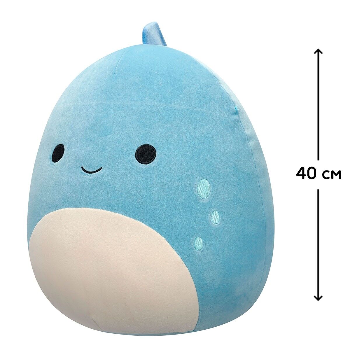 М'яка іграшка SQUISHMALLOWS – СИНІЙ ДИНОЗАВР (40 cm)