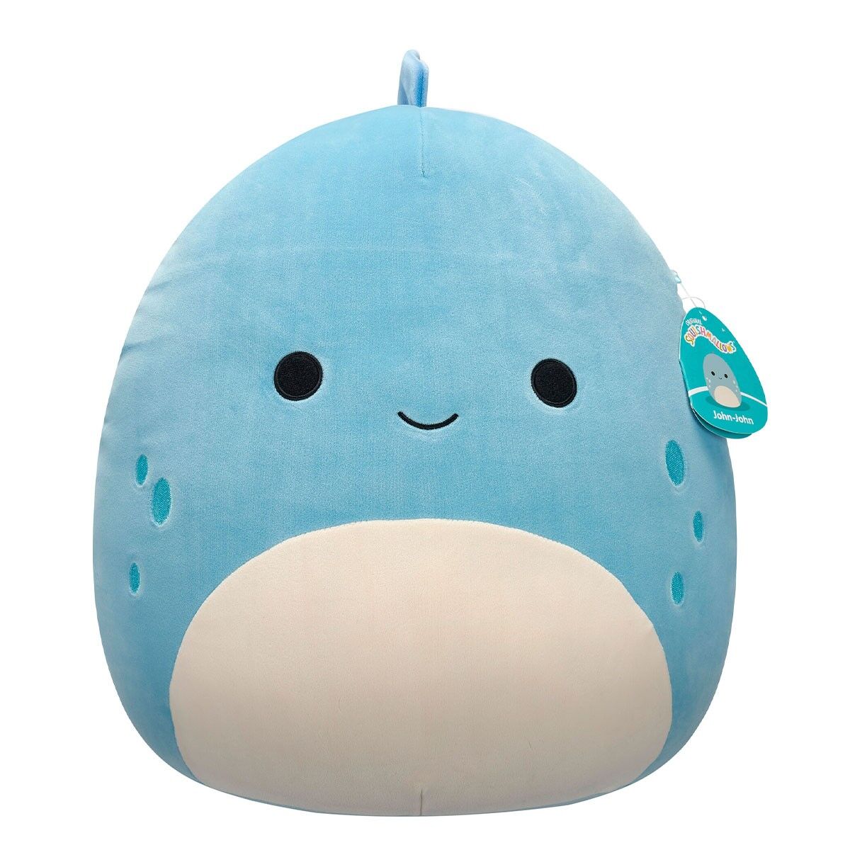 М'яка іграшка SQUISHMALLOWS – СИНІЙ ДИНОЗАВР (40 cm)