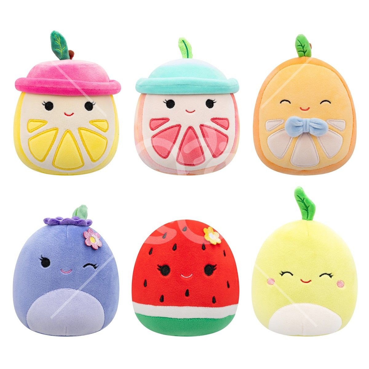 М'яка іграшка-сюрприз SQUISHMALLOWS – ВЕСЕЛІ ФРУКТИКИ (13 cм)