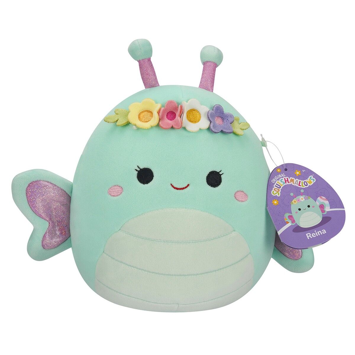 М'яка іграшка SQUISHMALLOWS - МЕТЕЛИК РЕЙНА (13 cm)