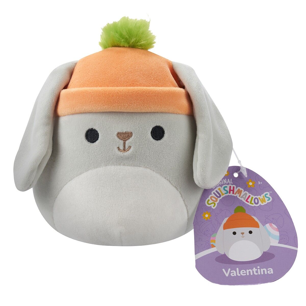 М'яка іграшка SQUISHMALLOWS - КРОЛИК ВАЛЕНТИНА (13 cm)