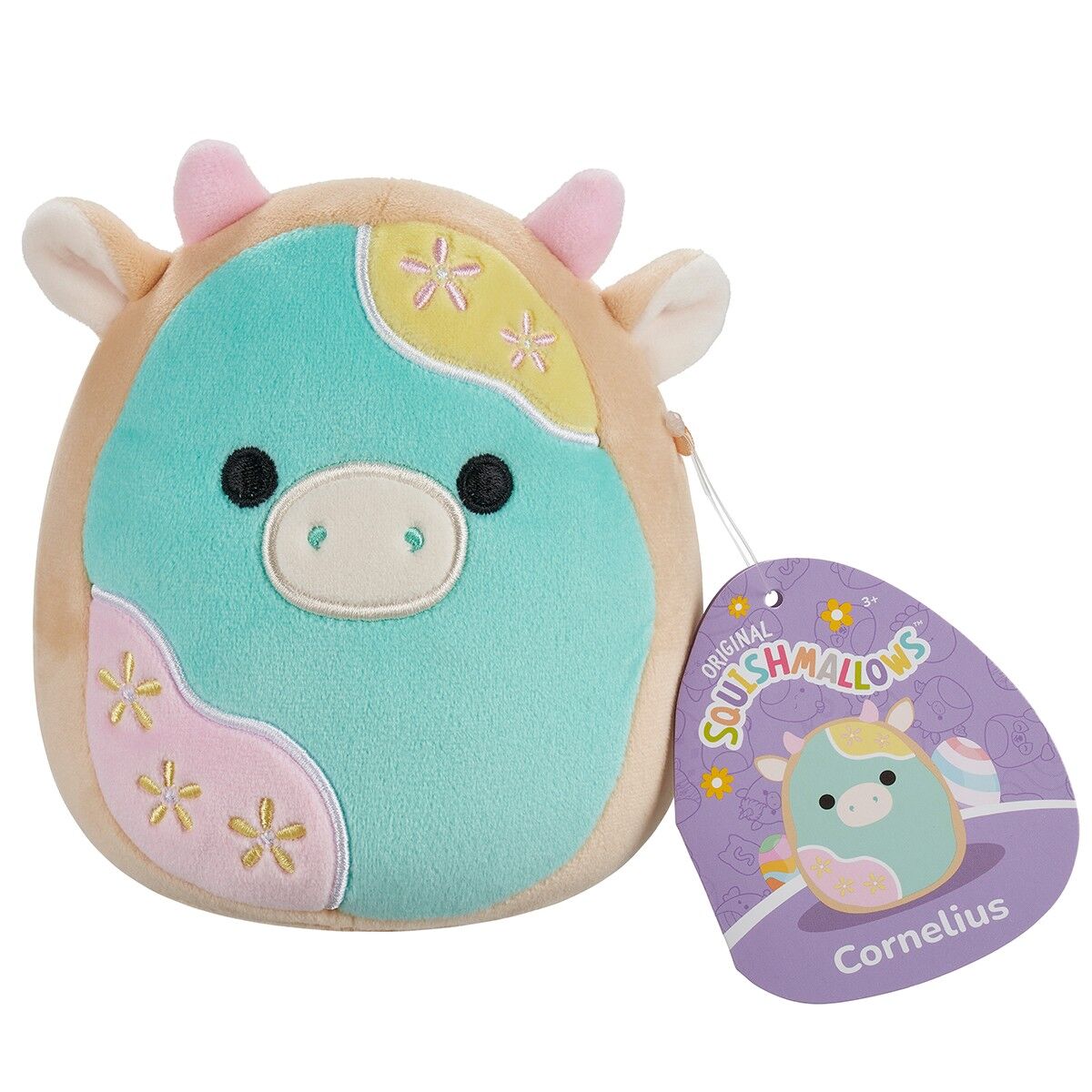 М'яка іграшка SQUISHMALLOWS - ПАСТЕЛЬНА КОРІВКА (13 cm)