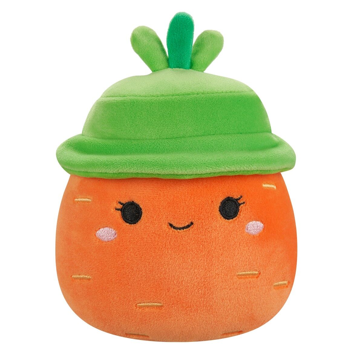 М'яка іграшка SQUISHMALLOWS - МОРКВИНКА КАРОЛІНА В КАПЕЛЮСІ (19 cm)