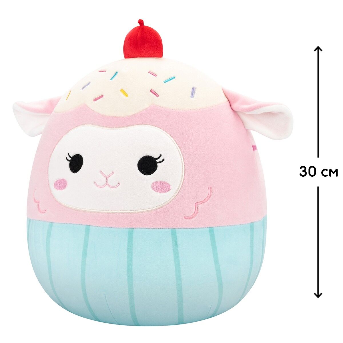 М'яка іграшка SQUISHMALLOWS – ЯГНЯ ЛАЛА В КОСТЮМІ (30 cm)