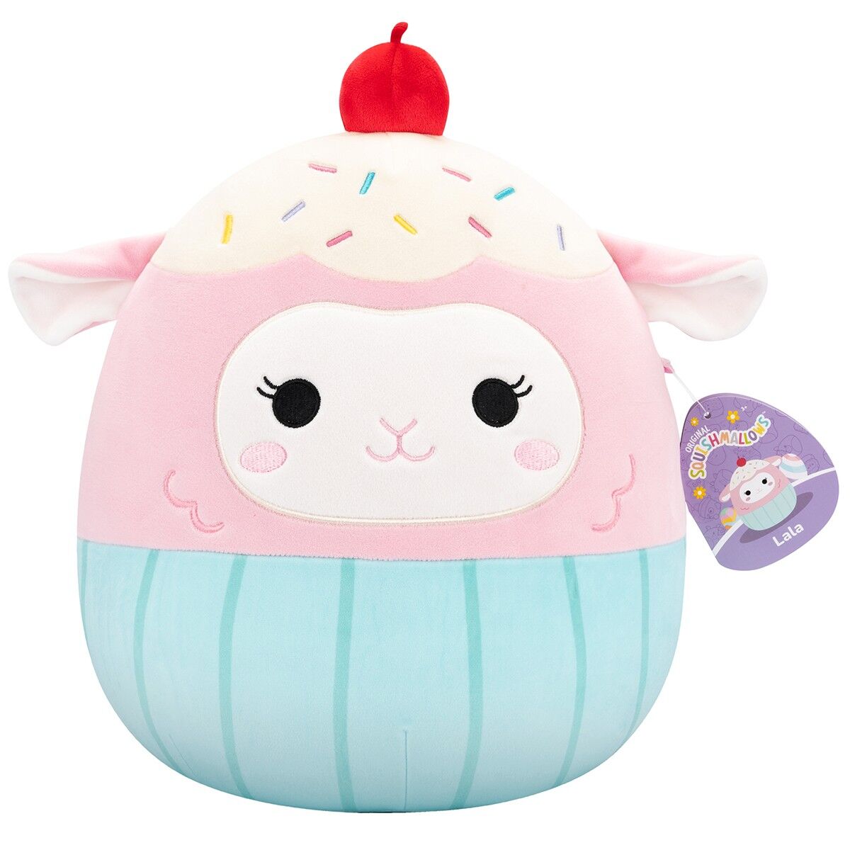 М'яка іграшка SQUISHMALLOWS – ЯГНЯ ЛАЛА В КОСТЮМІ (30 cm)