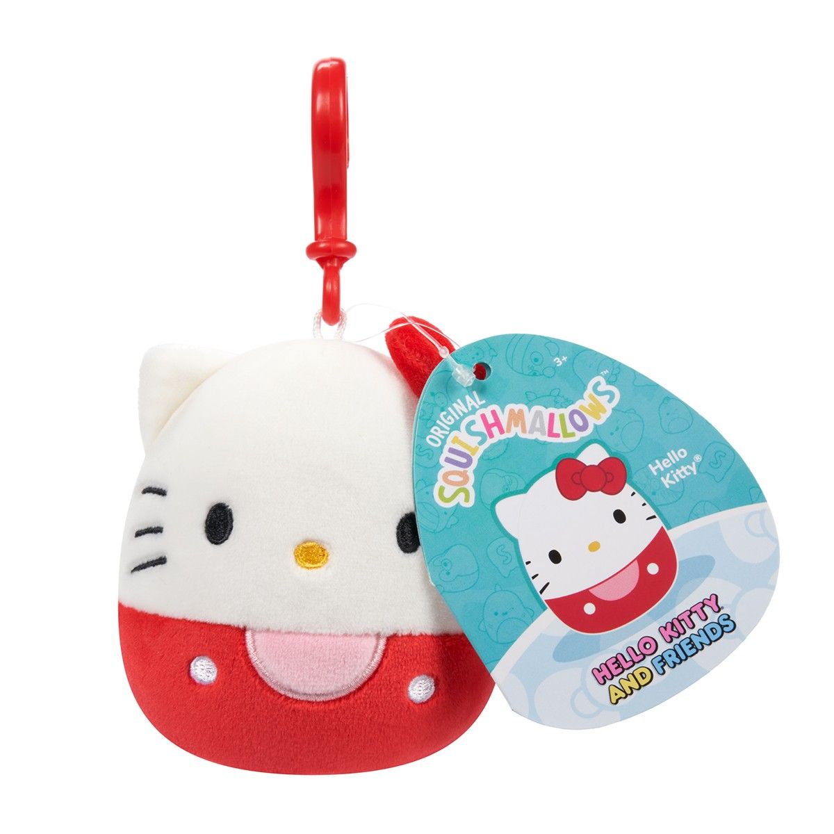 М'яка іграшка на кліпсі SQUISHMALLOWS серії "Хелоу Кітті" - ХЕЛОУ КІТТІ (9 cm)