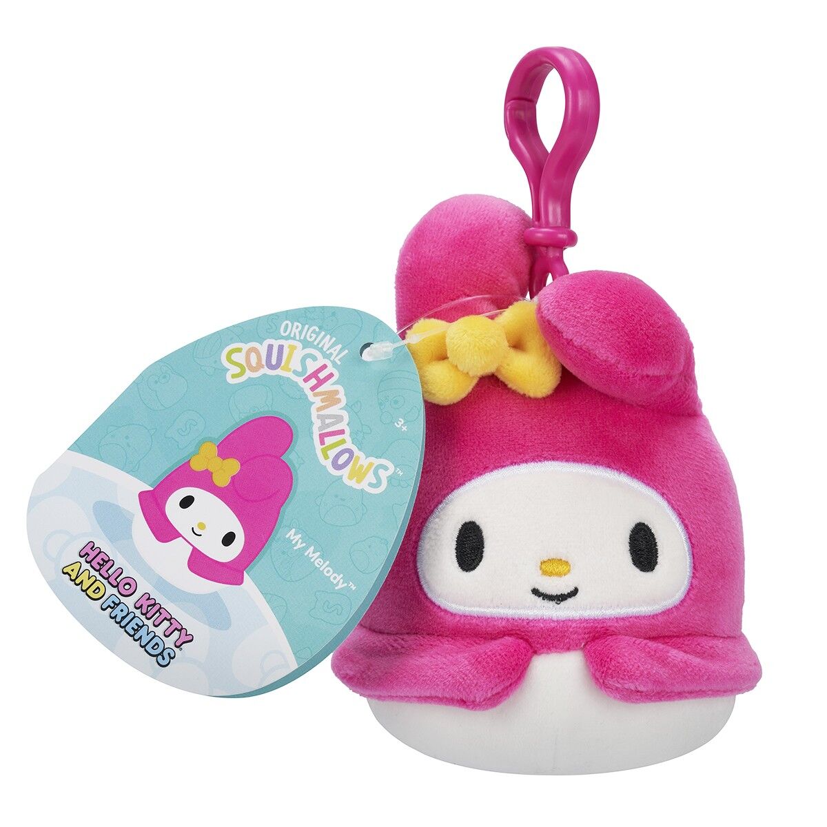 М'яка іграшка на кліпсі SQUISHMALLOWS серії "Хелоу Кітті" - МОЯ МЕЛОДІ (9 cm)
