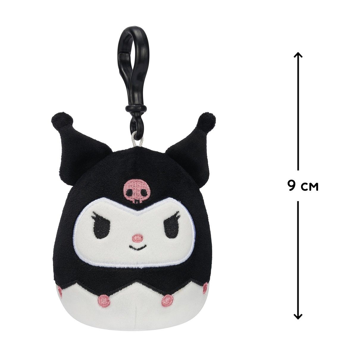 М'яка іграшка на кліпсі SQUISHMALLOWS серії "Хелоу Кітті" - КУРОМІ (9 cm)