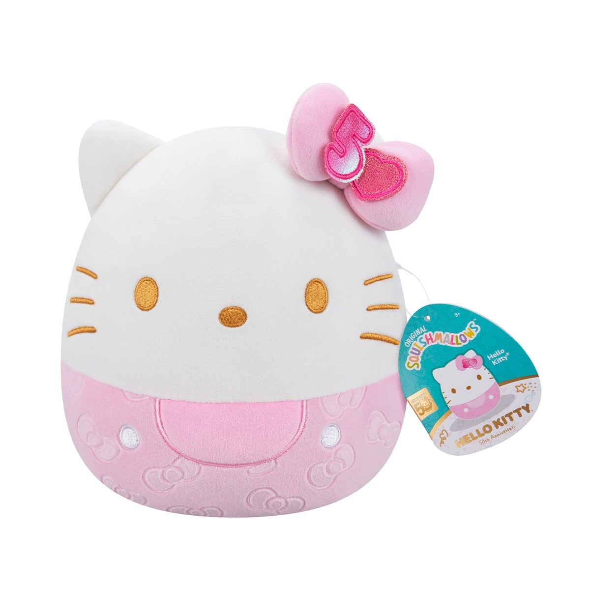 М'яка іграшка SQUISHMALLOWS – ХЕЛОУ КІТТІ У РОЖЕВОМУ (20 cm)