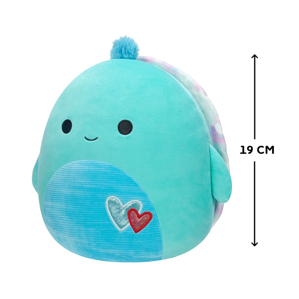 М'яка іграшка SQUISHMALLOWS – ЧЕРЕПАХА КАСКАД (19 cm)
