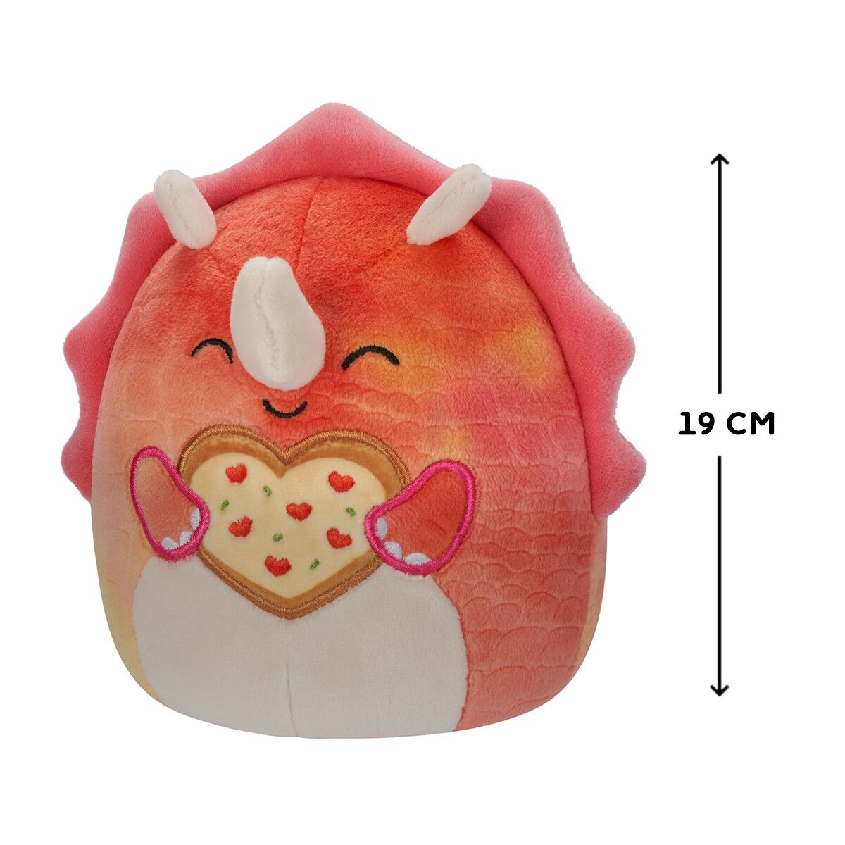 М'яка іграшка SQUISHMALLOWS – ТРИЦЕРАТОПС ТРИНІТІ (19 cm)