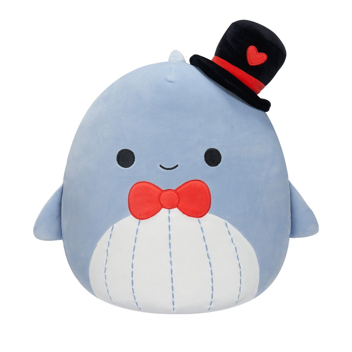 М'яка іграшка SQUISHMALLOWS – СИНІЙ КИТ САМІР (30 cm)