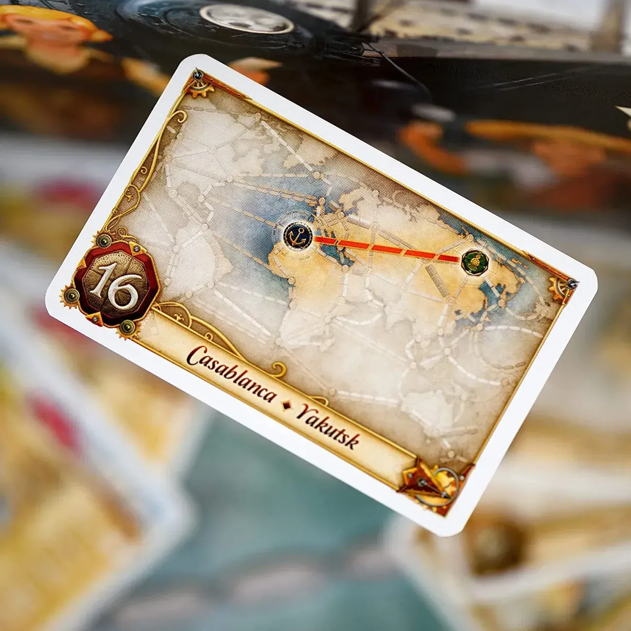Настільна гра Квиток на потяг - Рейки та вітрила (Ticket to Ride - Rails & Sails)